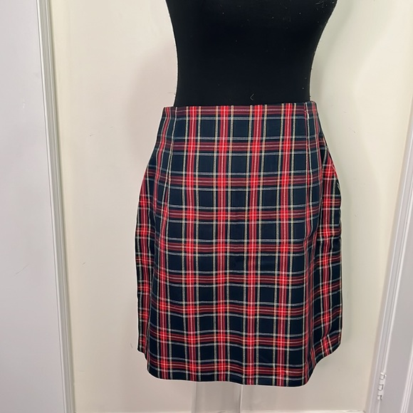 Vintage Tartan Plaid Mini Skirt Size Large - Picture 4 of 15
